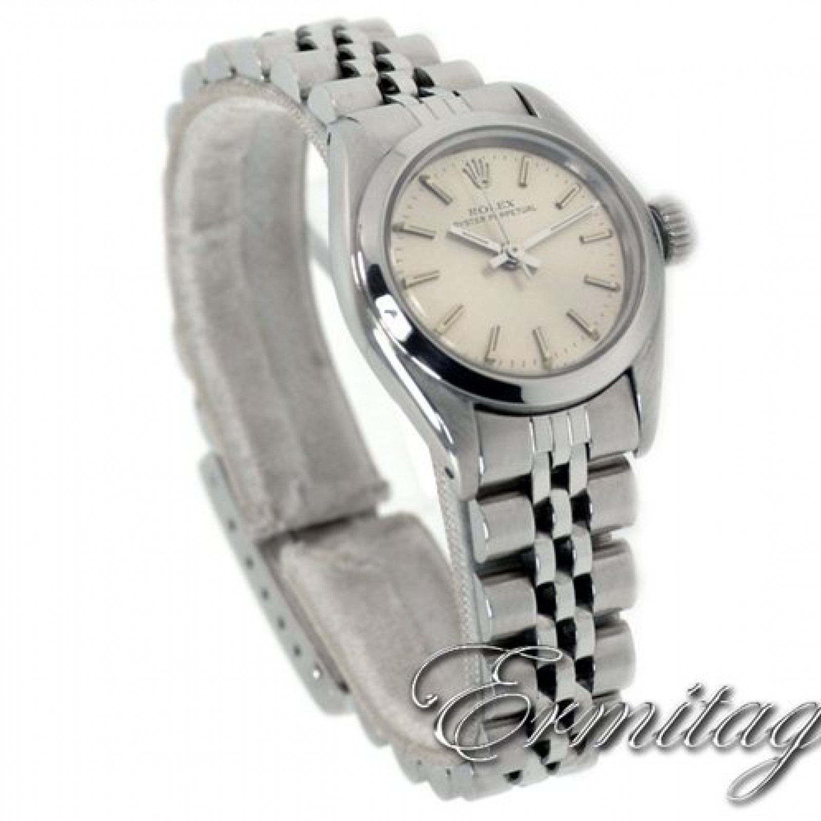 Vintage Rolex Oyster Perpetual 6718 Steel with Silver Dial